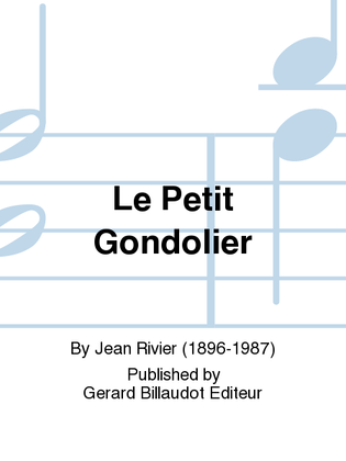Book cover for Le Petit Gondolier