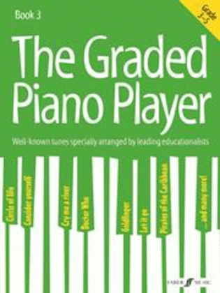 Book cover for Graded Piano Player Book 3 Grade 3-5