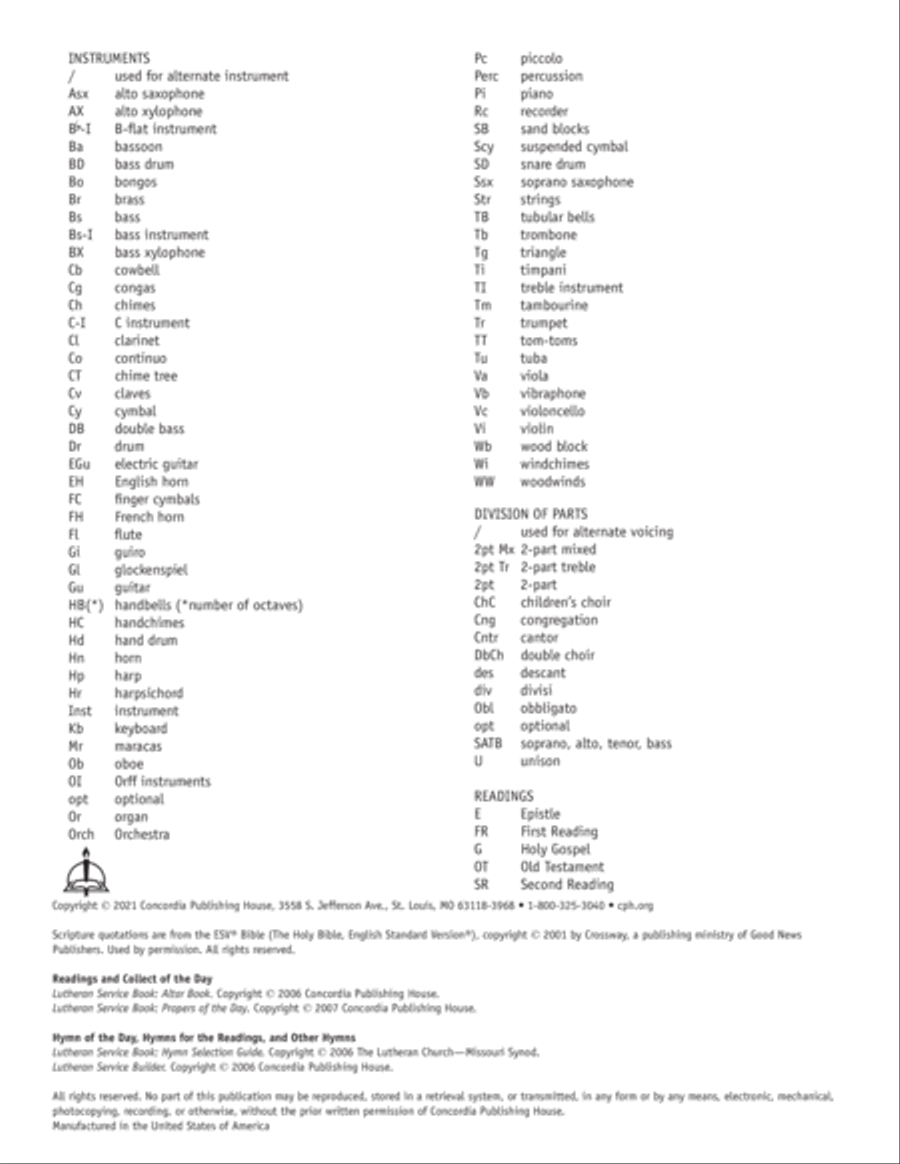 Worship Planning Book: Year C 2022 Sacred scores gallery preview page 2