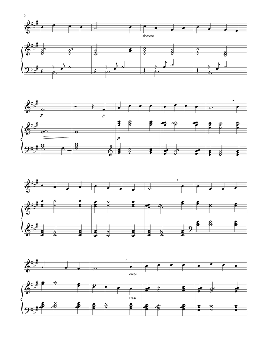 O Come, O Come, Emmanuel O Come, O Come, Emmanuel Flute Solo scores gallery preview page 2