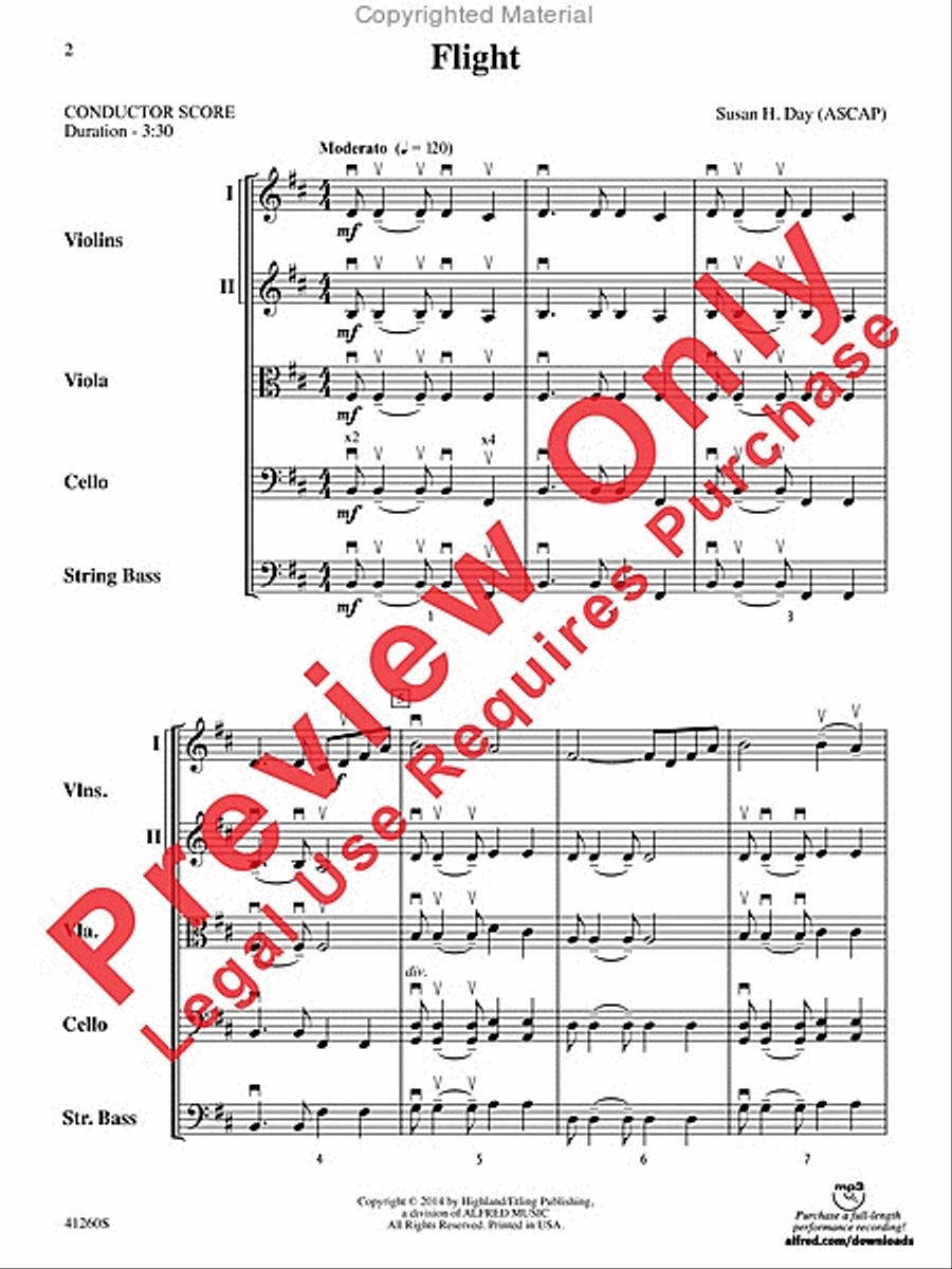 Flight String Orchestra scores gallery preview page 2