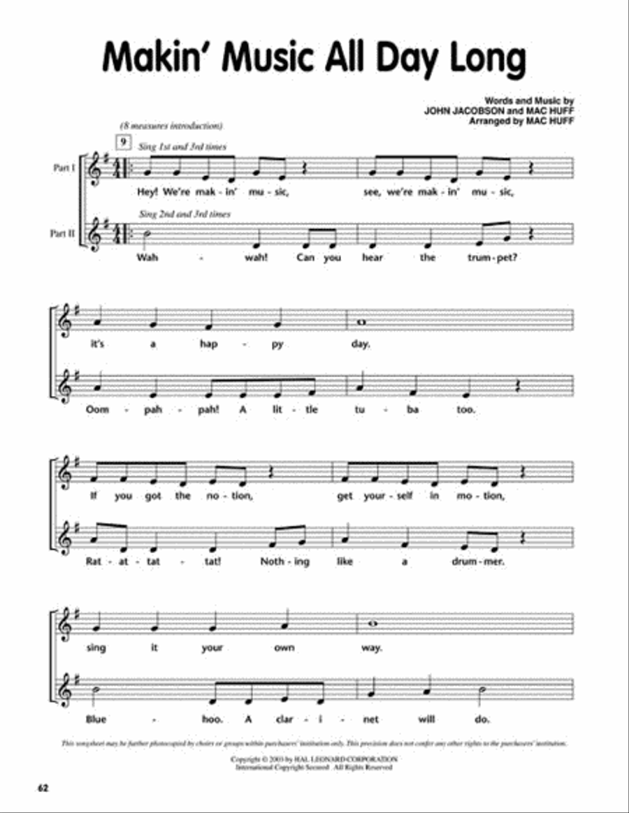 Mac 'n' Cheese Choir scores gallery preview page 5