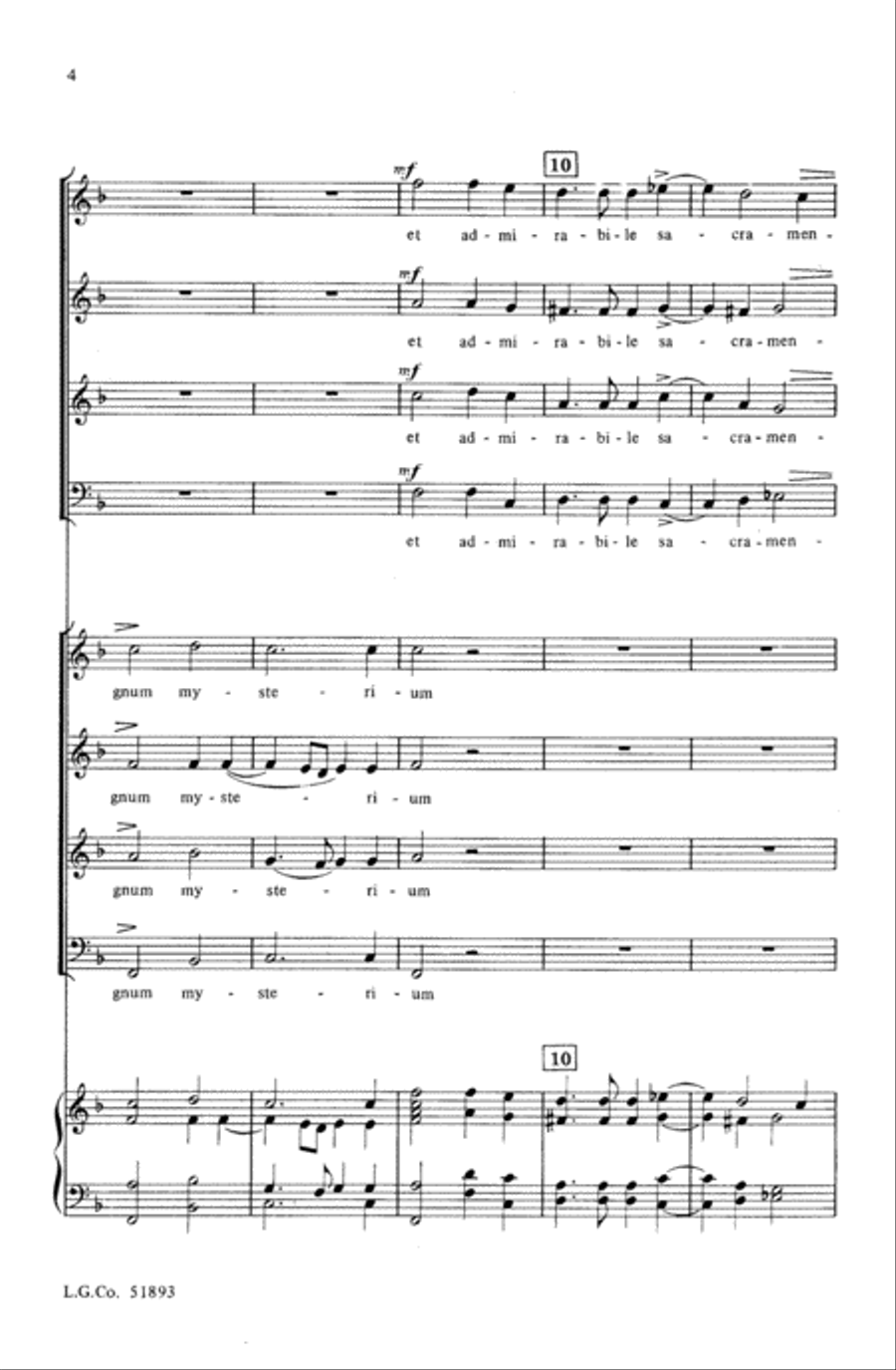 O Magnum Mysterium O Magnum Mysterium Choir scores gallery preview page 3