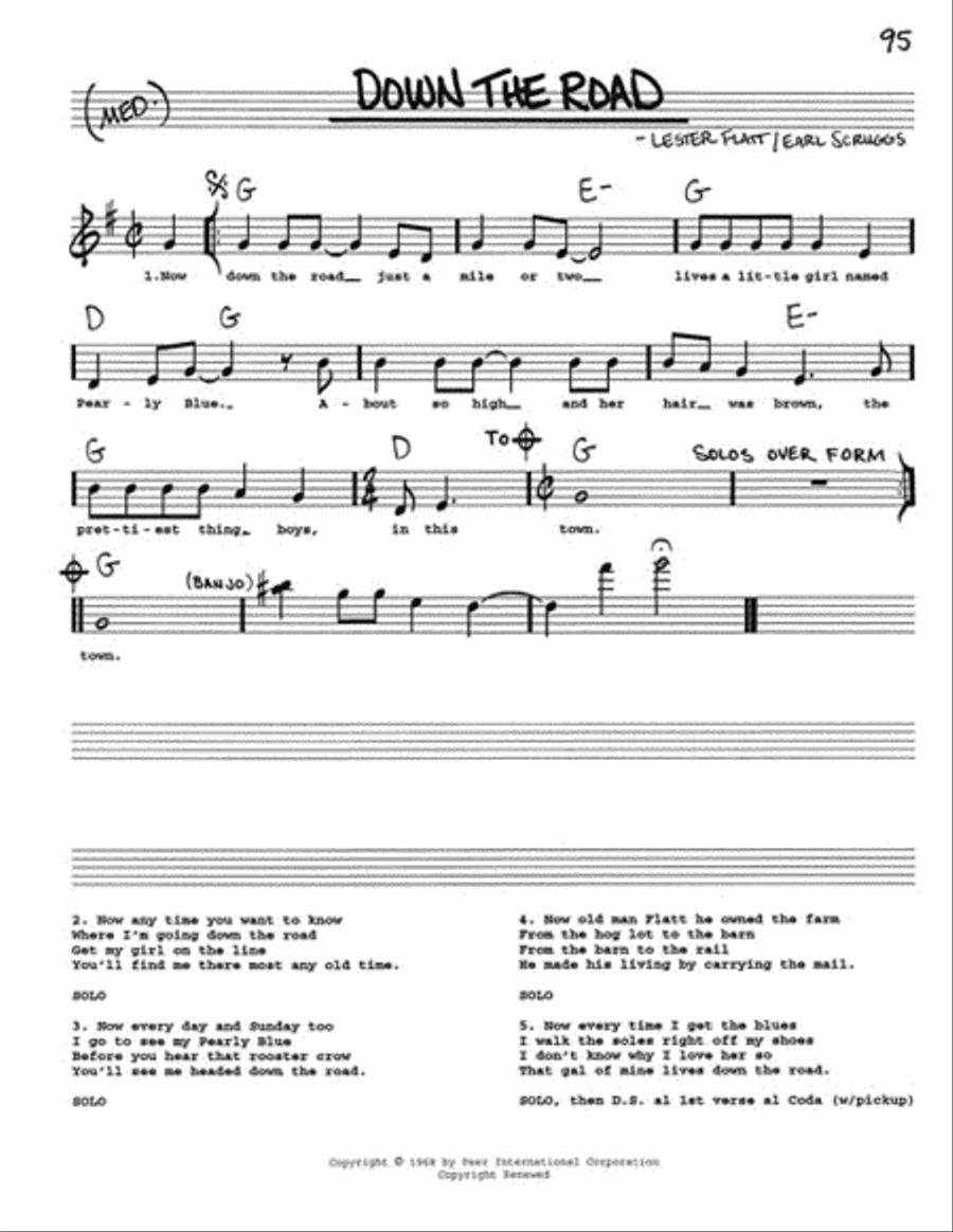 The Real Bluegrass Book Piano scores gallery preview page 4