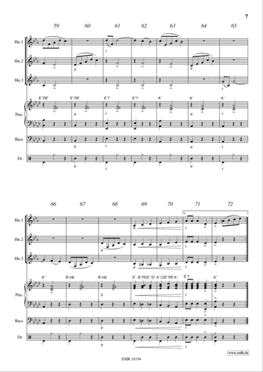 Donauwellen Horn scores gallery preview page 7