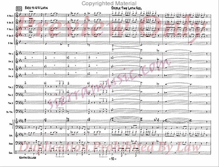 Kenton Kollage Big Band scores gallery preview page 31