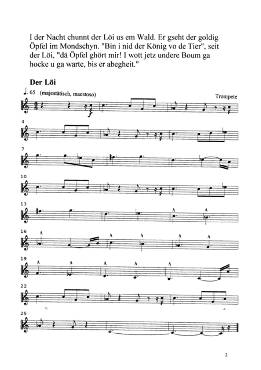 Der goldig Opfel Der goldig Opfel Trombone scores gallery preview page 11