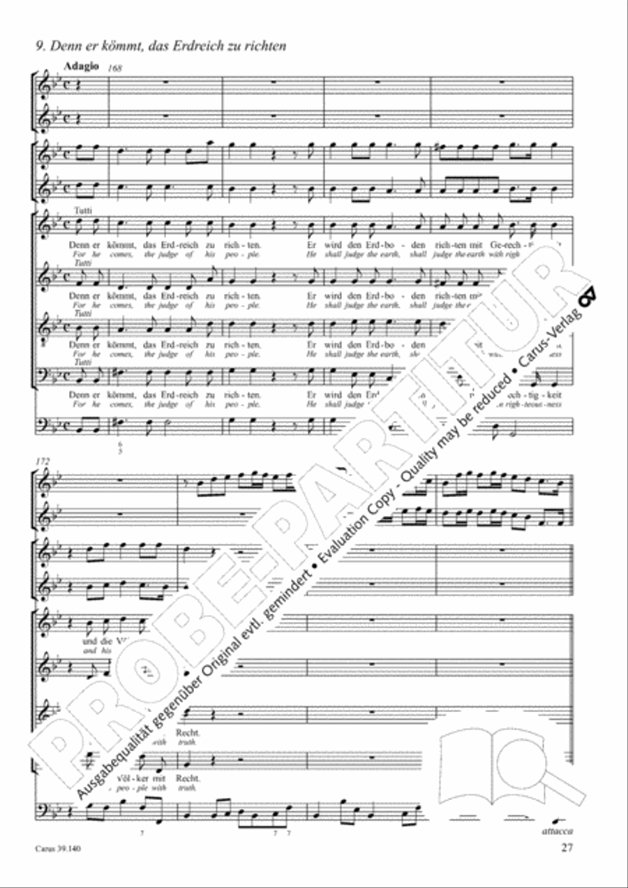 Sing to the Lord a new song (Singet dem Herrn ein neues Lied) 4-Part scores gallery preview page 28