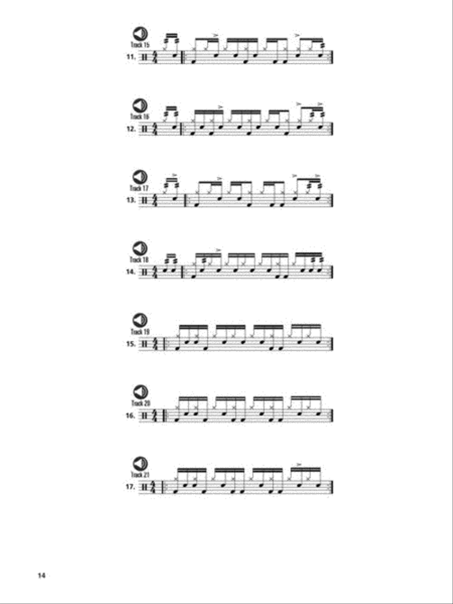Funk Drumming Drum Set scores gallery preview page 10