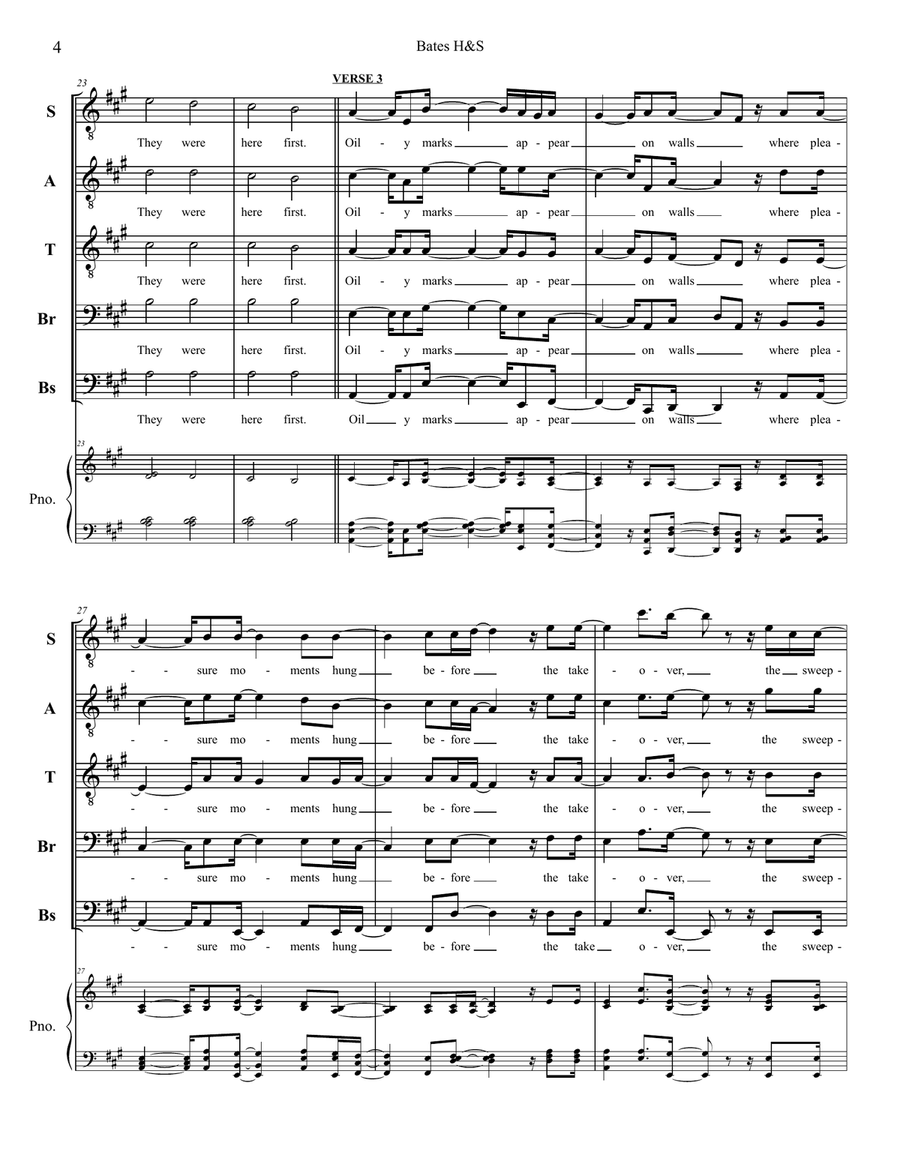 Hide And Seek 4-Part scores gallery preview page 4