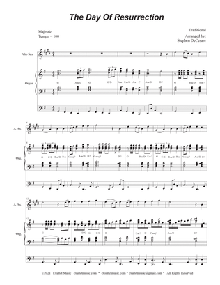 The Day Of Resurrection (Alto Saxophone - Organ accompaniment)
