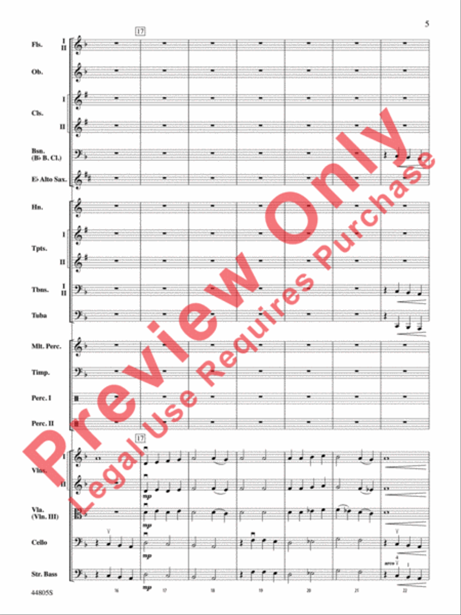 Realms of Endless Day Full Orchestra scores gallery preview page 6