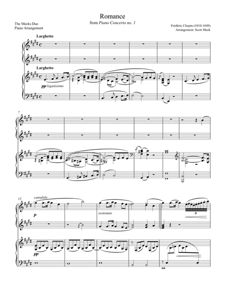 Romance from Piano Concerto no. 1
