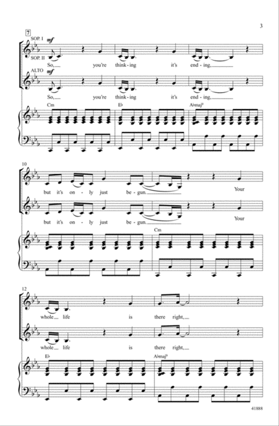 Unfinished Songs Unfinished Songs Choir scores gallery preview page 2