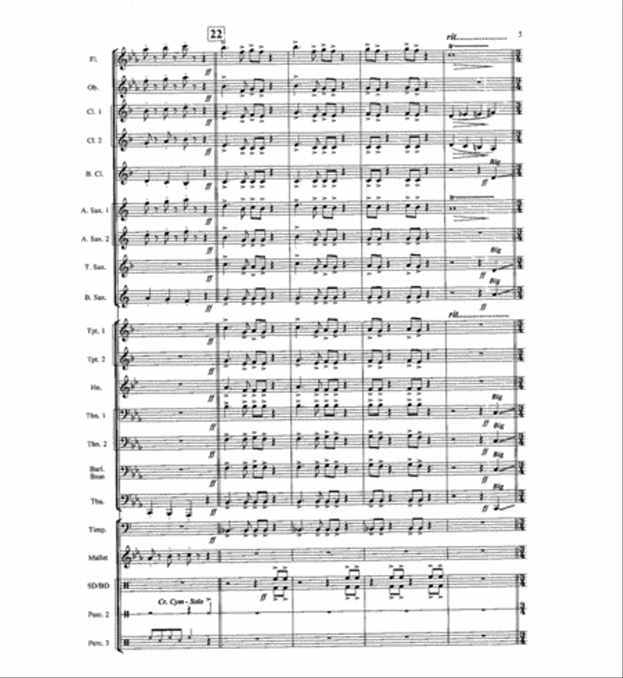 A Crazy, Mixed-Up Christmas Concert Concert Band scores gallery preview page 6