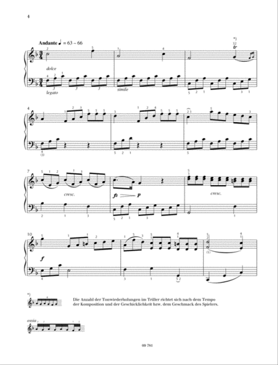 Sonatina C major, Op. 36/1 Piano Solo scores gallery preview page 3