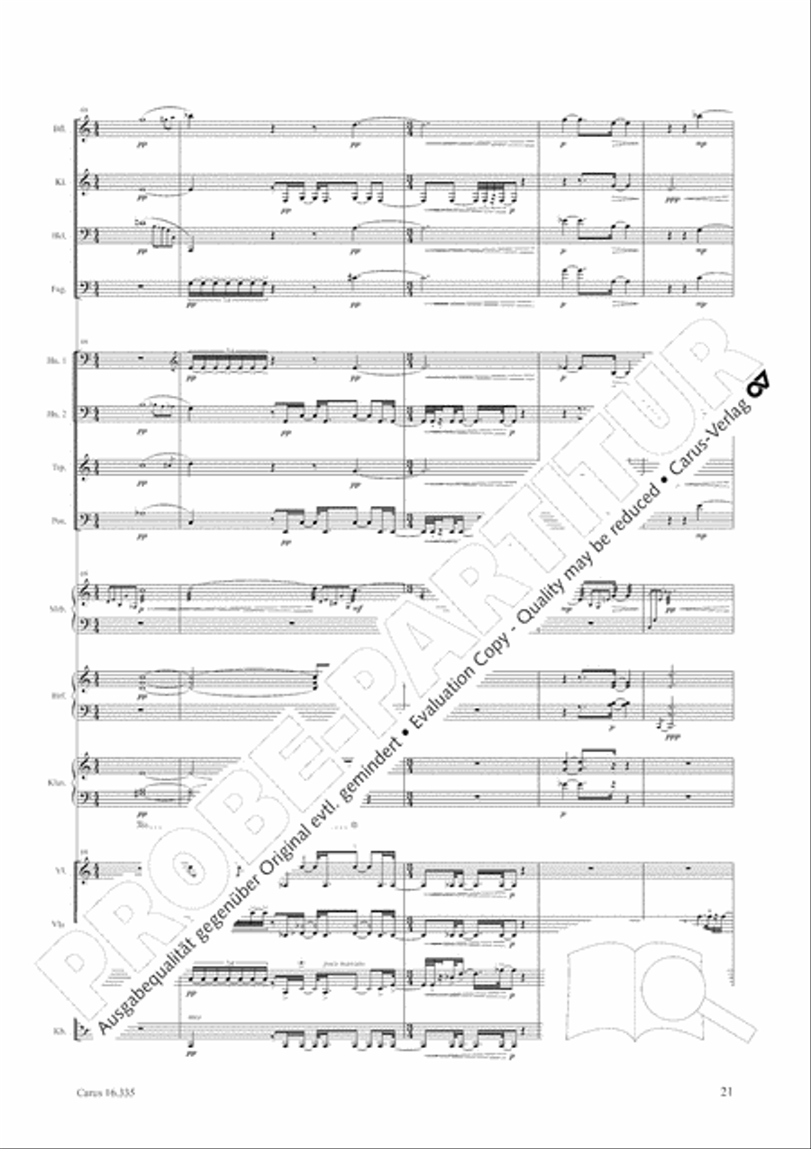 Esquisse: le froid Orchestra scores gallery preview page 22