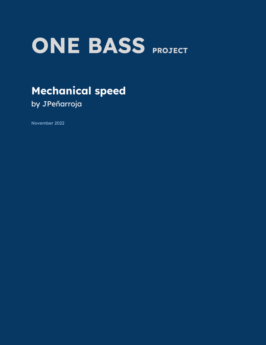 Mechanical Speed Mechanical Speed Chamber Music scores gallery preview page 1