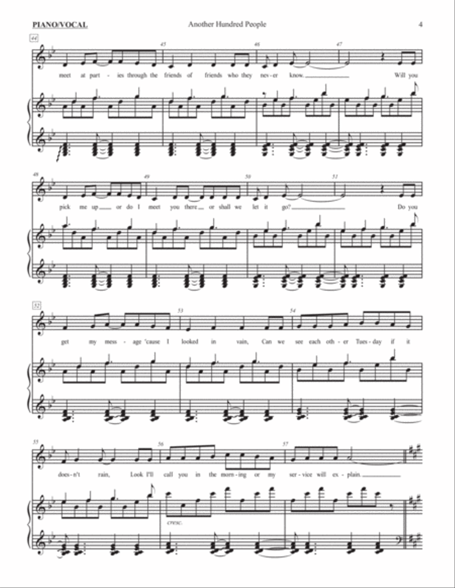 Another Hundred People Voice scores gallery preview page 6