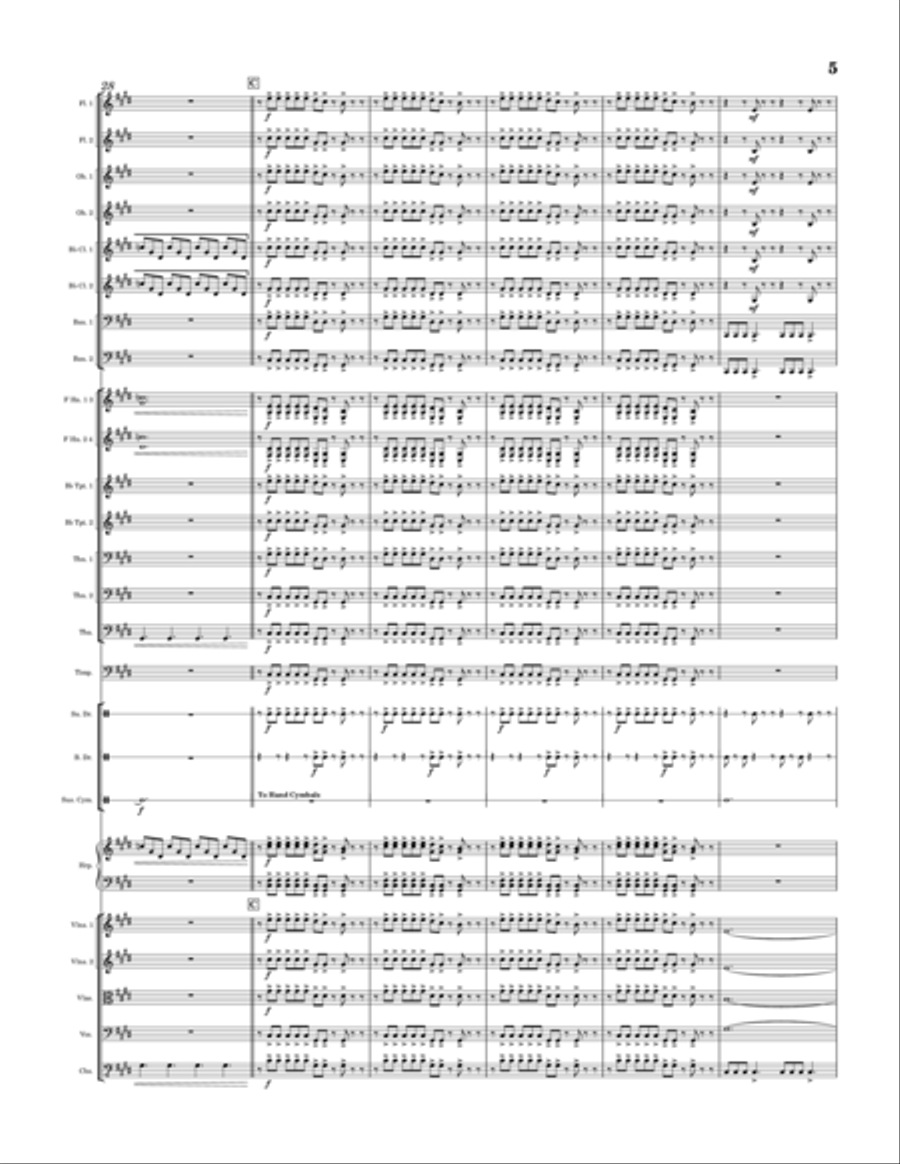 Child's Anthem Child's Anthem Full Orchestra scores gallery preview page 6