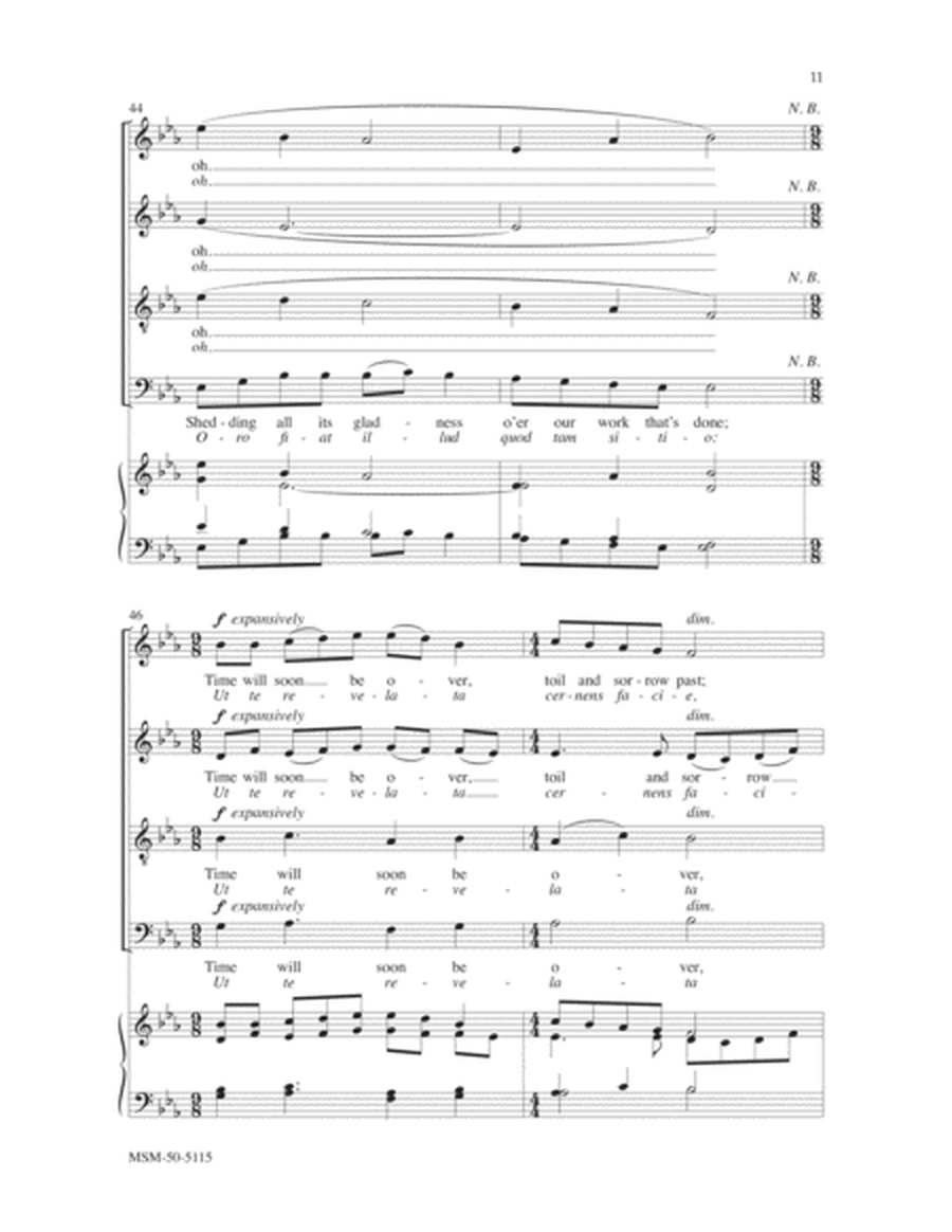 O Savior, Blessed Savior (Adoro te devote) (Choral Score) image number null