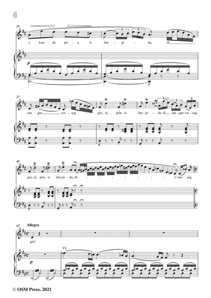 Donizetti-Regnava nel silenzio,in D Major,from Lucia di Lammermoor,for Voice and Piano