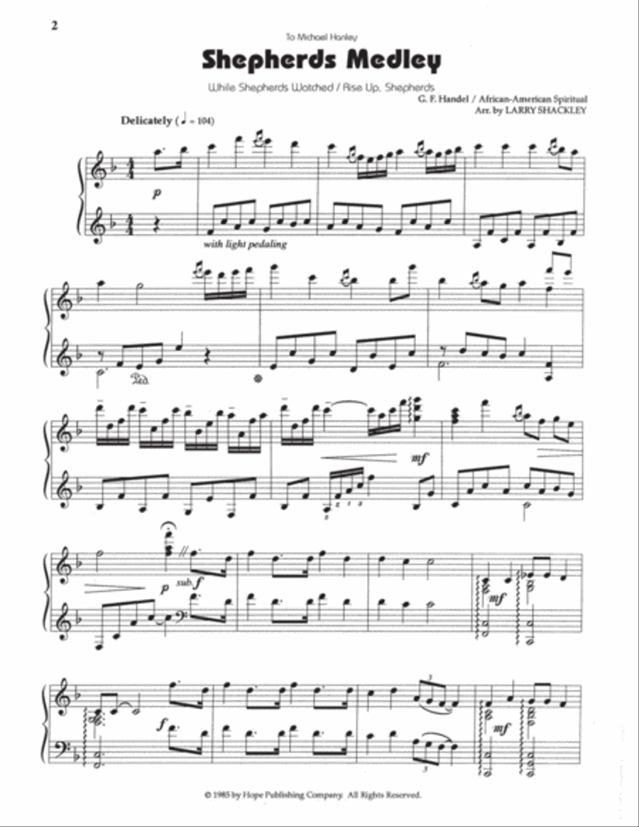 Keyboard for Christmas, A-Digital Download Piano Solo scores gallery preview page 4