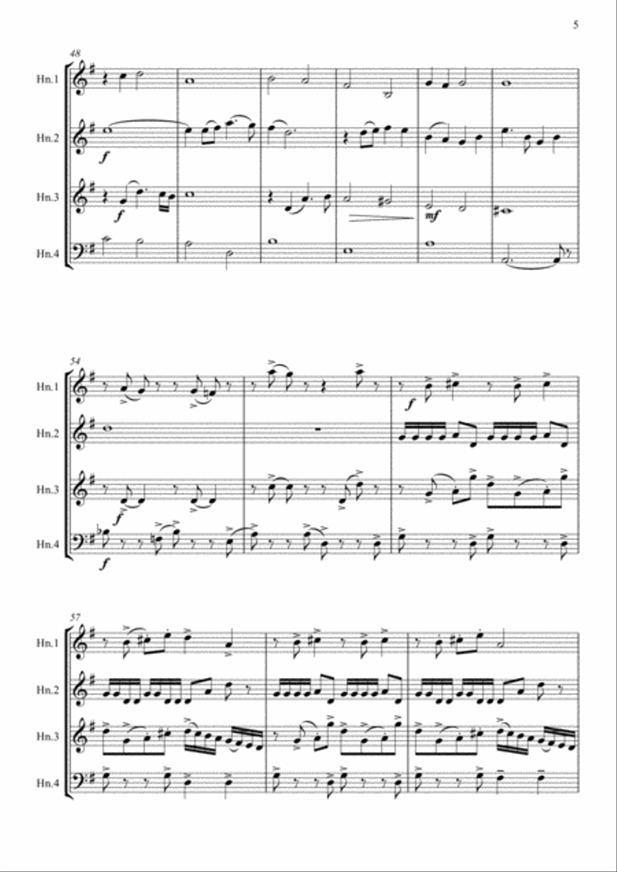 Belle Belle Brass Ensemble scores gallery preview page 6