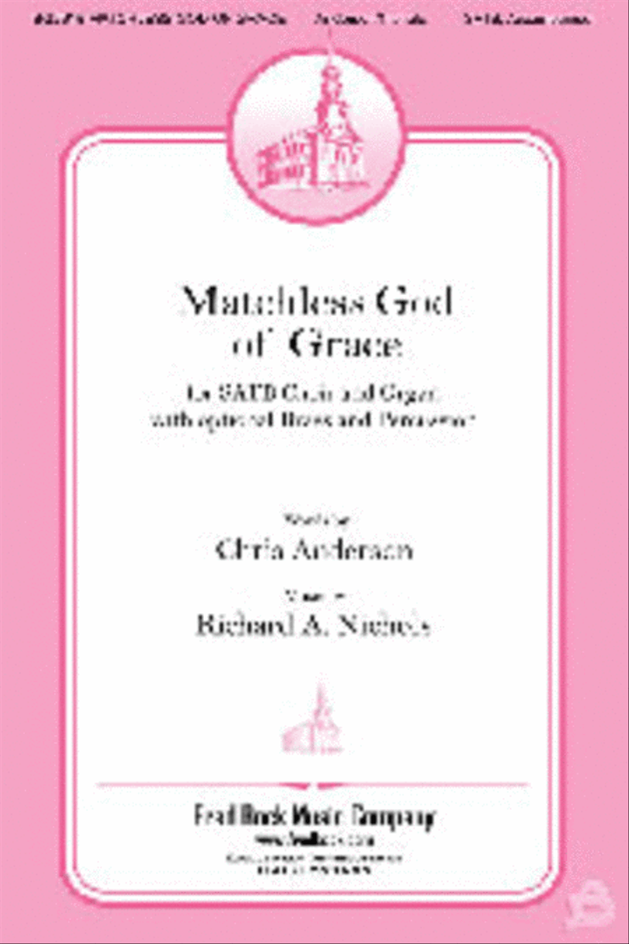 Matchless God of Grace 4-Part scores gallery preview page 1