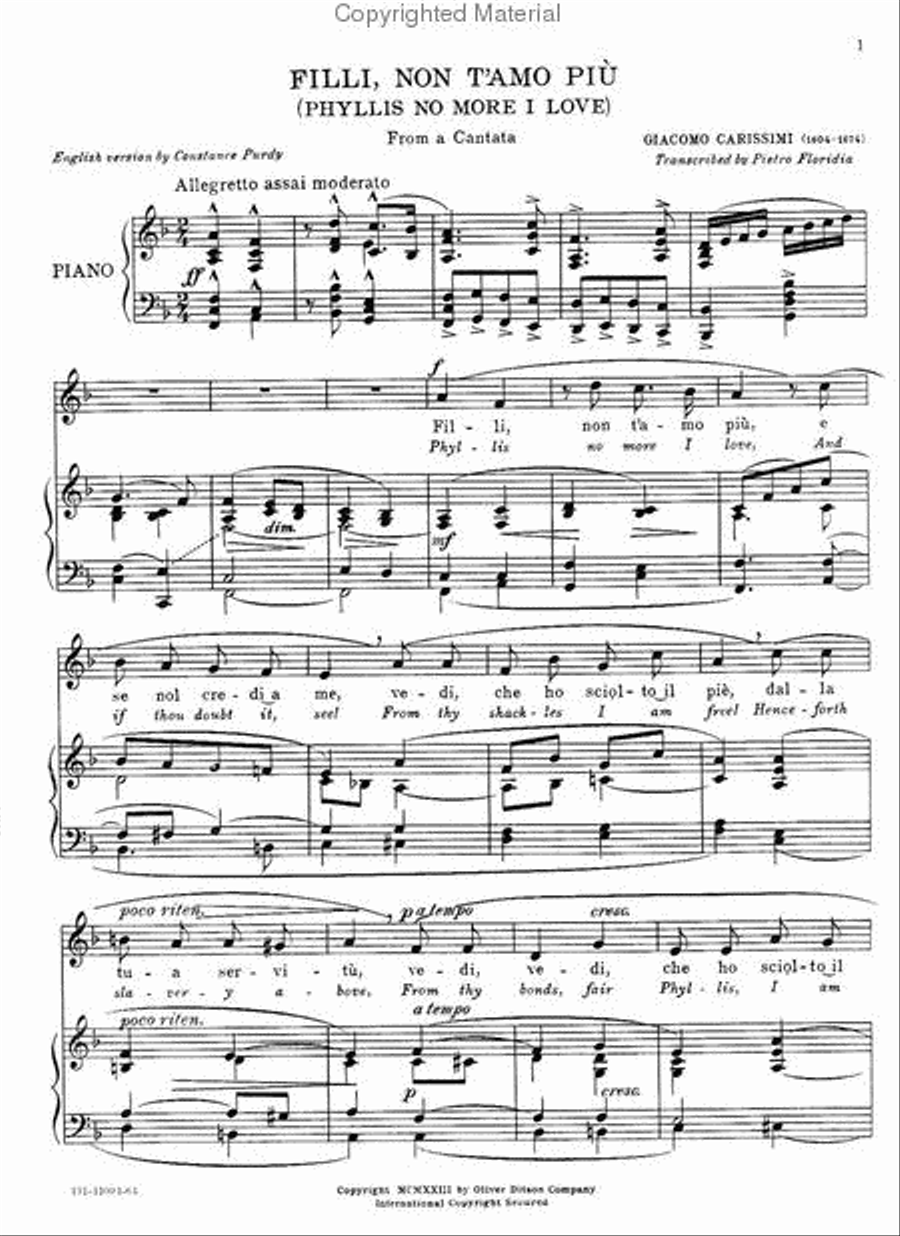 Classic Italian Songs For School And Studio Chamber Music scores gallery preview page 2