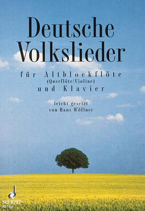 Book cover for Deutsche Volkslieder
