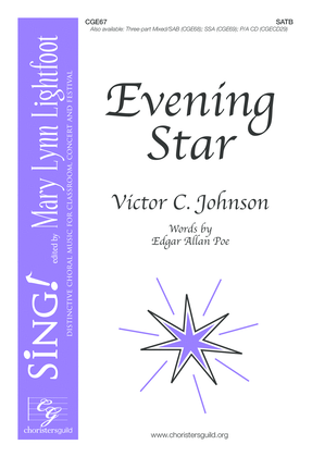 Book cover for Evening Star (SATB)