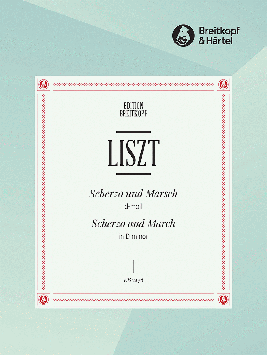 Scherzo and March in D minor Piano Solo scores gallery preview page 1