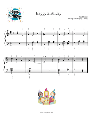 Book cover for Happy Birthday (Beginner to Level 1)
