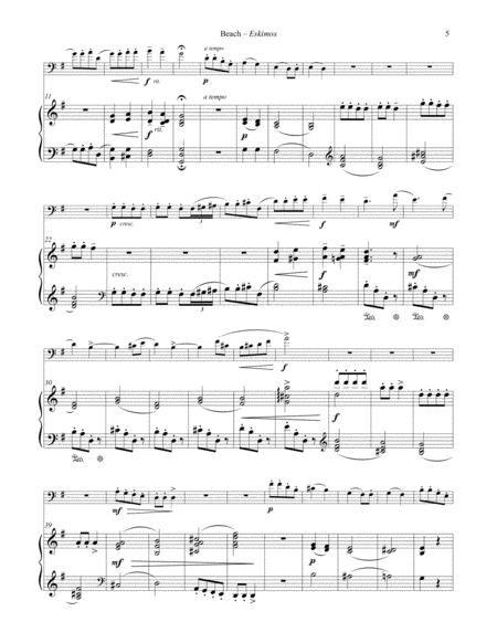 Eskimos, Op. 64 for Euphonium & Piano