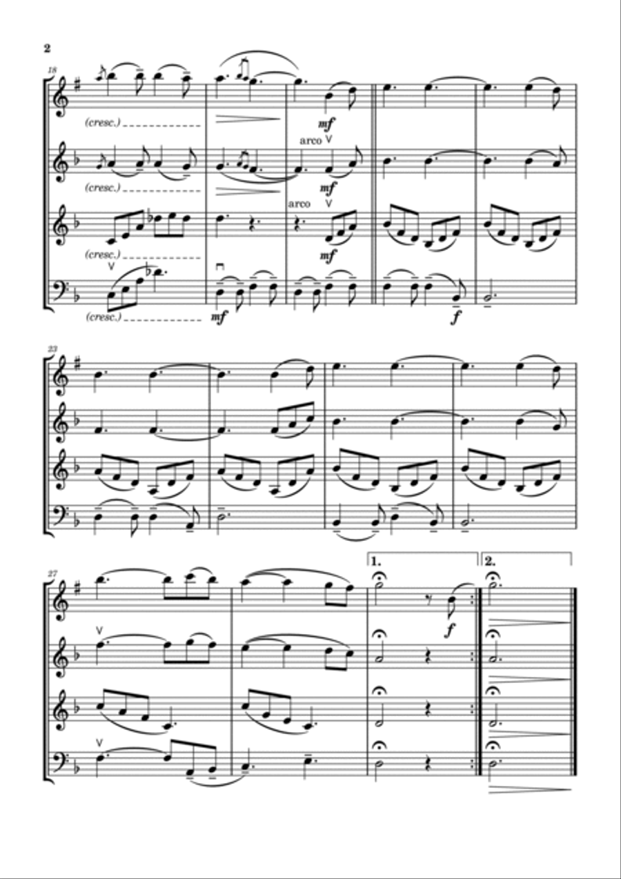 Hallelujah Small Ensemble scores gallery preview page 2