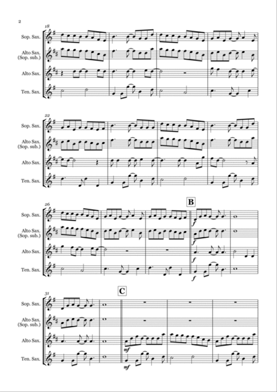 Nightswimming Woodwind Trio scores gallery preview page 2