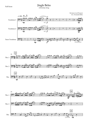 Jingle Bells - Jazz Version (Christmas Song) for Trombone Trio