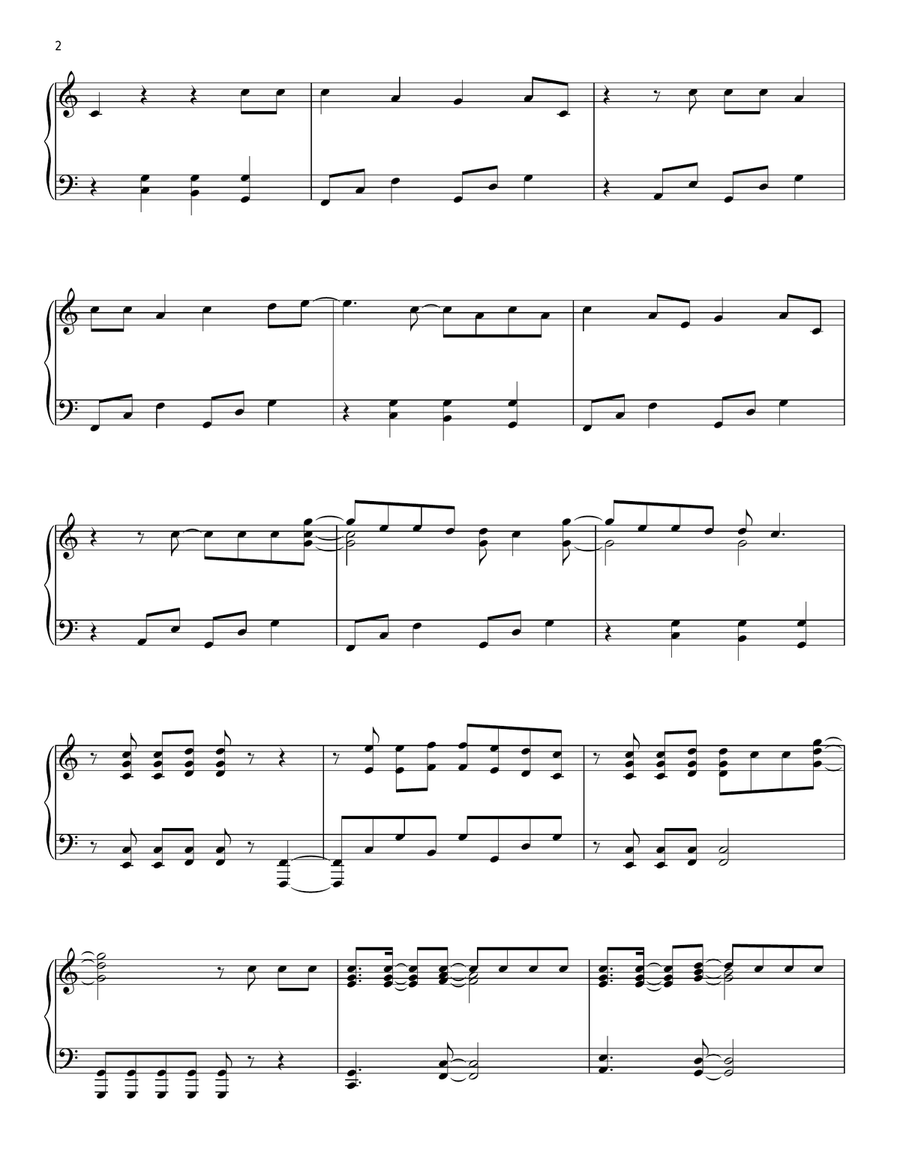Shut Up And Dance Piano Solo scores gallery preview page 2
