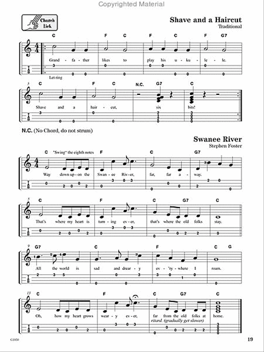 Everybody's Ukulele Companion Book 1 Ukulele scores gallery preview page 4