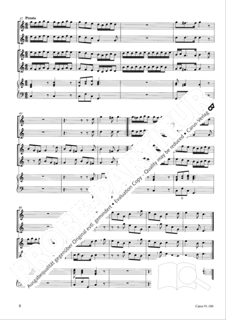Concerto pastorello 23 + 24 Score scores gallery preview page 9