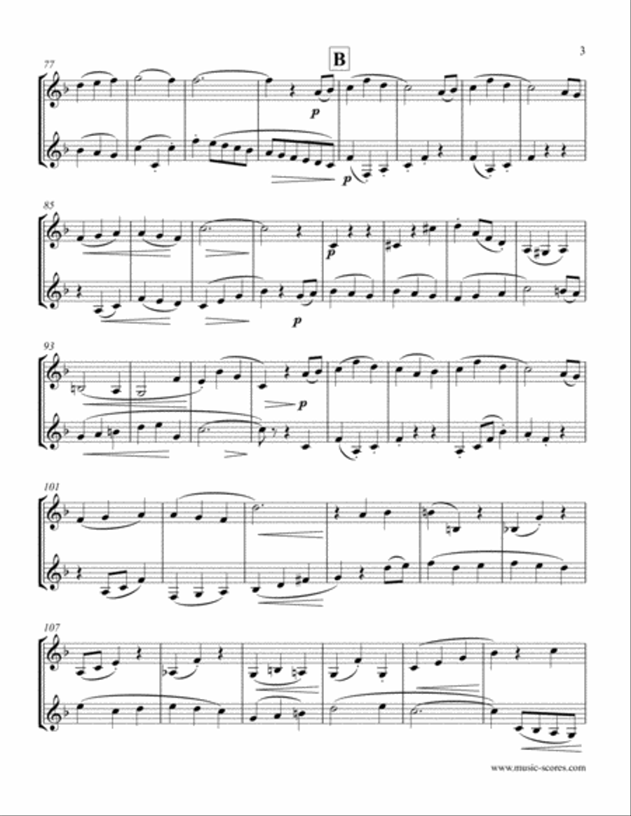 When Irish Eyes are Smiling - French Horn Duet Brass Duet scores gallery preview page 3