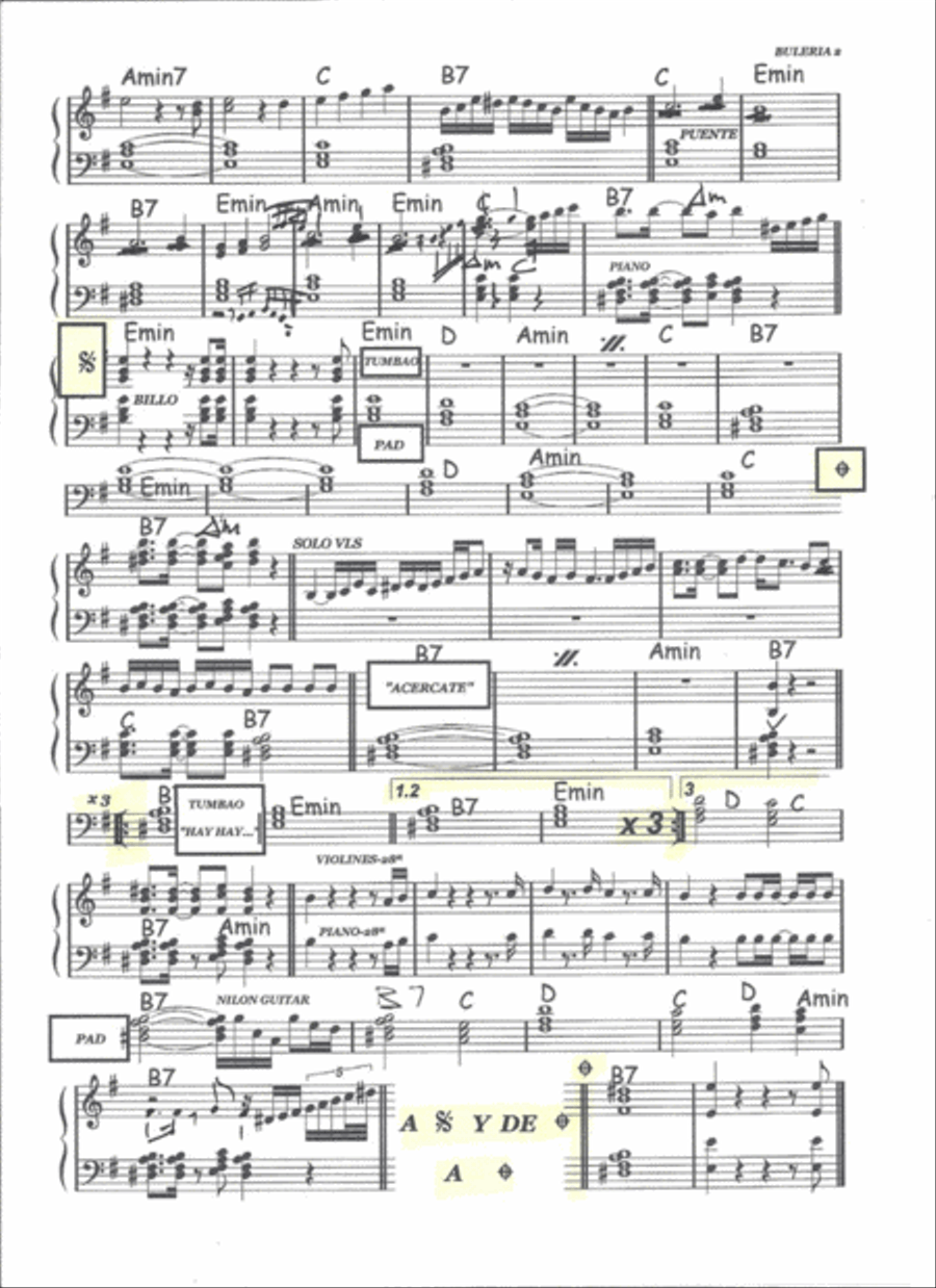 Buleria Easy Piano scores gallery preview page 3