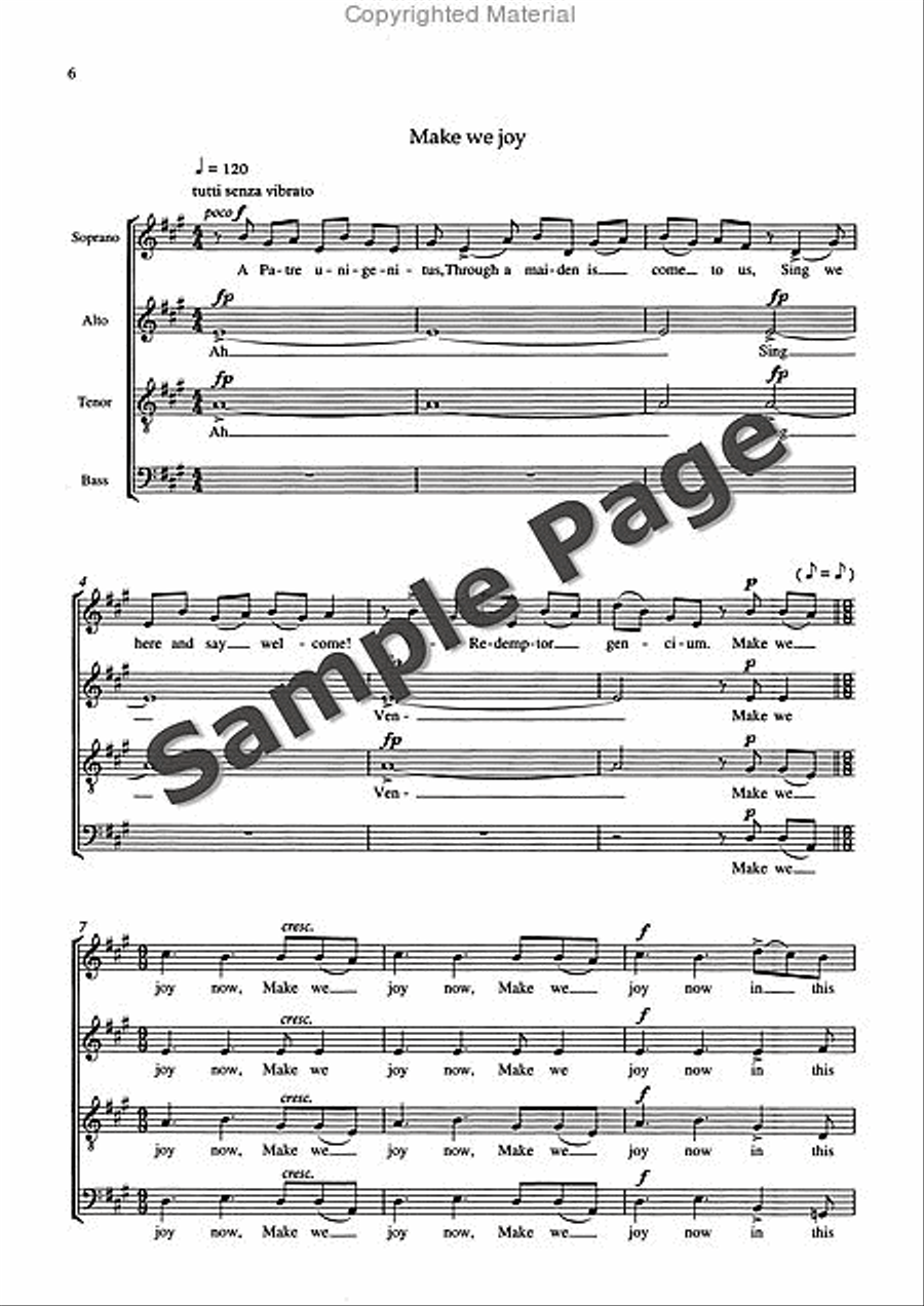 3 Carols 3 Carols 4-Part scores gallery preview page 9