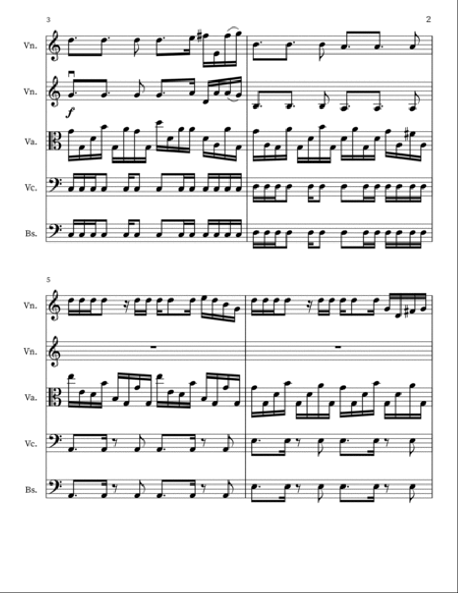 Pop Off! Pop Off! Orchestra scores gallery preview page 2