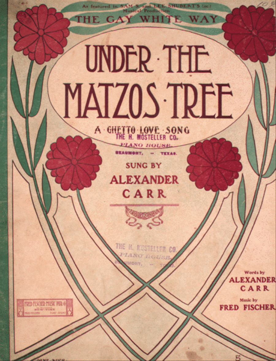 Under the Matzos Tree. A Ghetto Love Song Voice scores gallery preview page 1