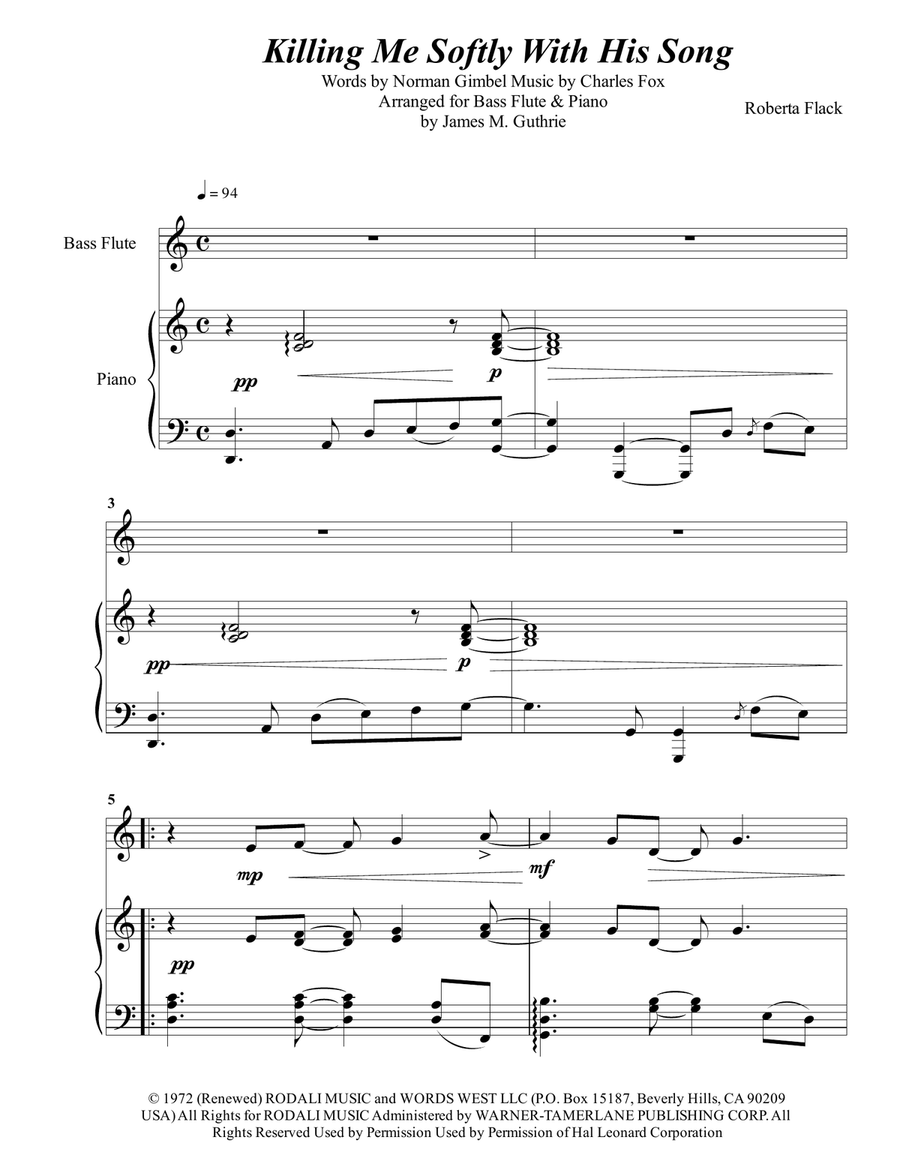 Killing Me Softly With His Song