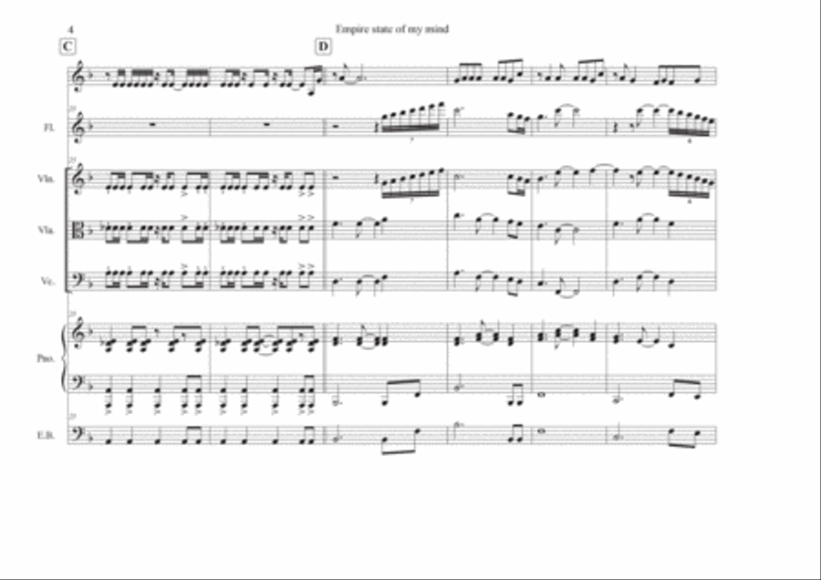 Empire State Of Mind Flute scores gallery preview page 4