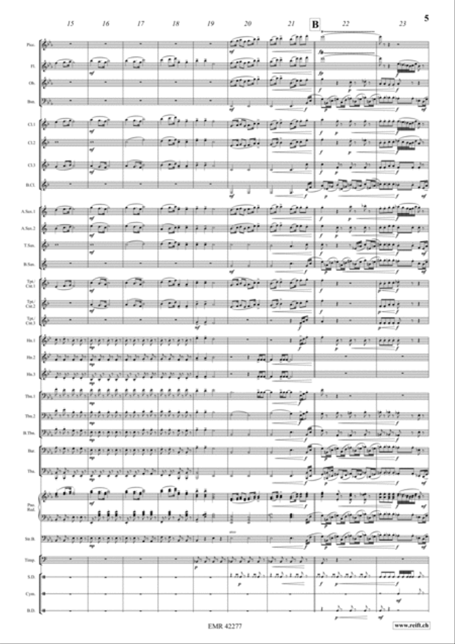 Kriegsmarsch Concert Band scores gallery preview page 5
