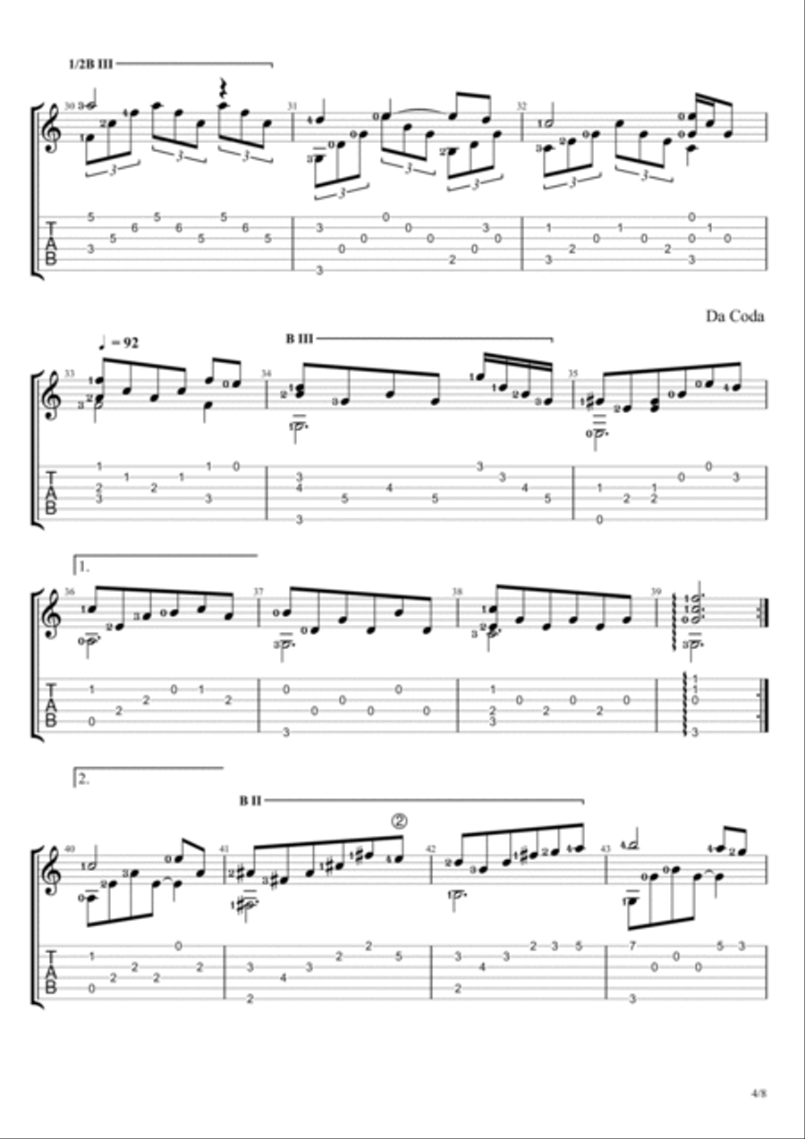 Morning Has Broken Morning Has Broken Guitar Tablature scores gallery preview page 4